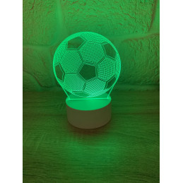 LED-Lampe Illusion 3D Fußball