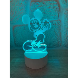 Lampe LED Illusion 3D Mickey