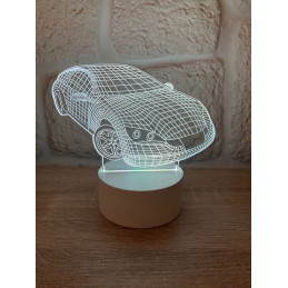 LED Lampa Ilúzia 3D Auto