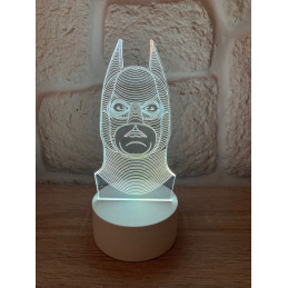 LED Lampa Ilúzia 3D Batman