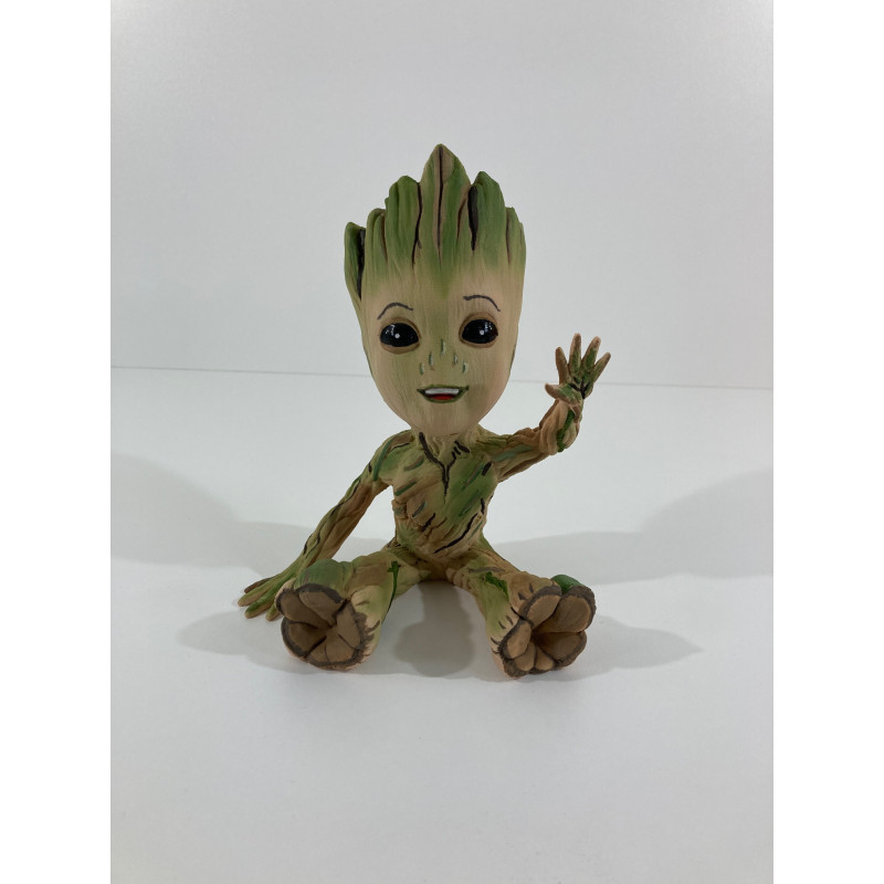 NECA Groot Testa Snodabile 20 Cm – Da Avengers: Infinity War, Figura In Resina Da Collezione