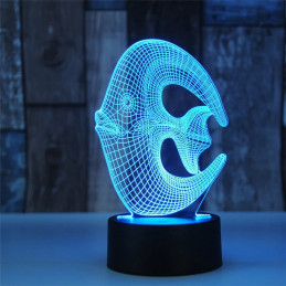 Lampe LED Illusion 3D Dory