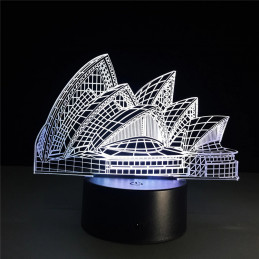 LED-Lampe Illusion 3D Sydney