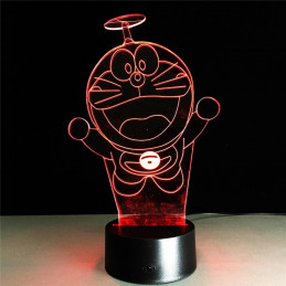 LED Lampa Ilúzia 3D Veselý...
