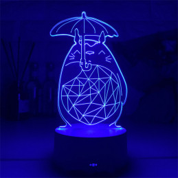 Lampe LED Illusion 3D Chat 2