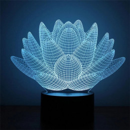 LED Lampa Ilúzia 3D Púštna...