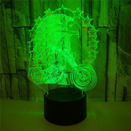 LED Lampa Ilúzia 3D Orol na...