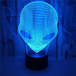 Lampada LED Illusion 3D UFO