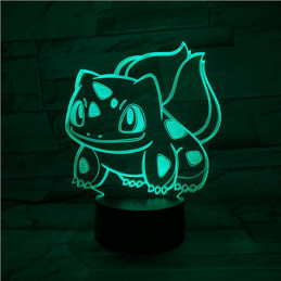 LED Lampa Ilúzia 3D Pikachu 2