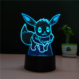 LED Lamp Illusion 3D Pikachu 4