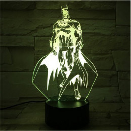 LED Lamp Illusion 3D Batman 3