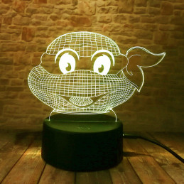Lampe LED Illusion 3D Ninja...