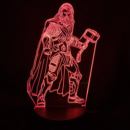 LED Lampa Ilúzia 3D Thor