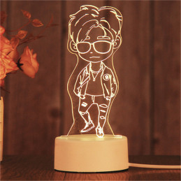 LED Lamp Illusion 3D Boy