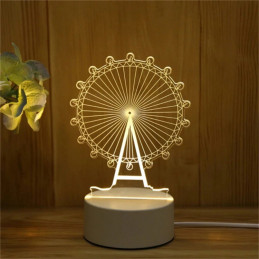 Lampe LED Illusion 3D...