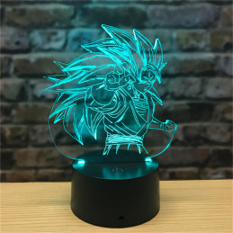 LED Lamp Illusion 3D Dragon...