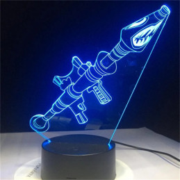 LED Lampa Ilúzia 3D Guľomet