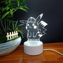 LED Lampa Ilúzia 3D Pikachu 6