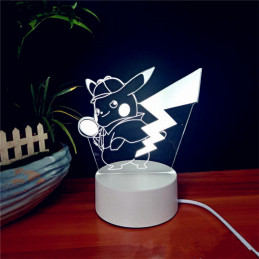 LED Lampa Ilúzia 3D Pikachu 7