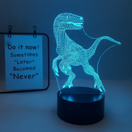 Lampa Ilúzia 3D Dinosaurus 9