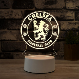 LED Lampa Ilúzia 3D FC Chelsea