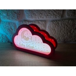 copy of Cloud lamp with name