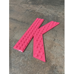 K Letter kit 12cm x 0,4cm