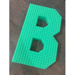 B Kit lettere 24 cm x 3 cm