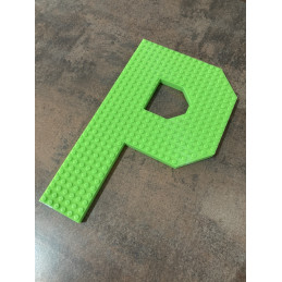 P Letter kit 24 cm x 1 cm