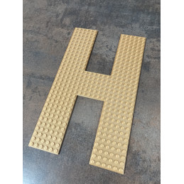 H Letter kit 24 cm x 0,4 cm