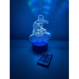 LED Lamp Illusion 3D