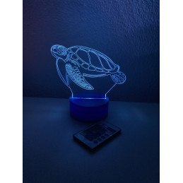 LED Lampa Ilúzia 3D KORYTNAČKA