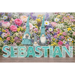 Floralen Buchstaben 1stk,...