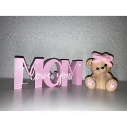 Teddy bear mom