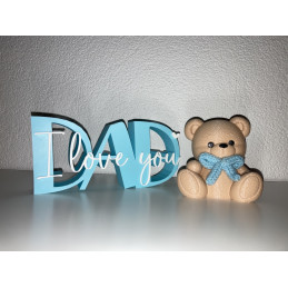 Teddy bear dad with...